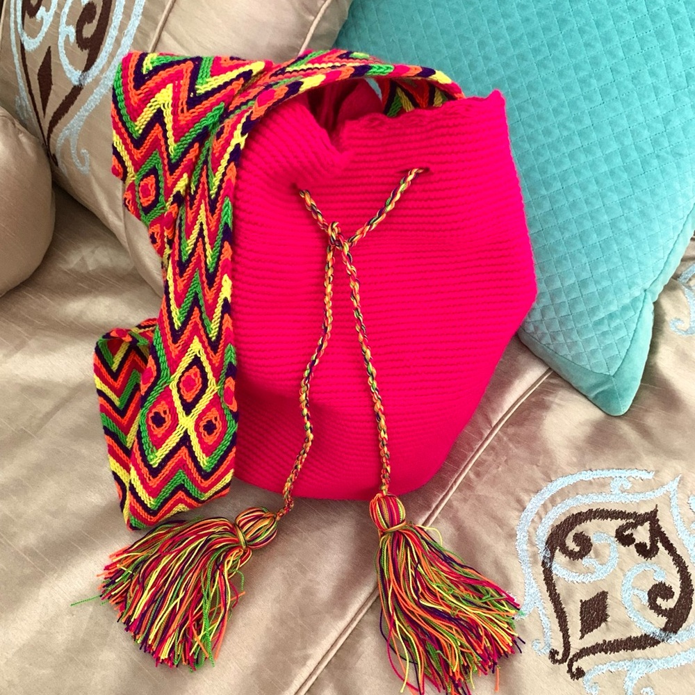 Wayuu Cairo Embroidered Boho Woven Crossbody Purse